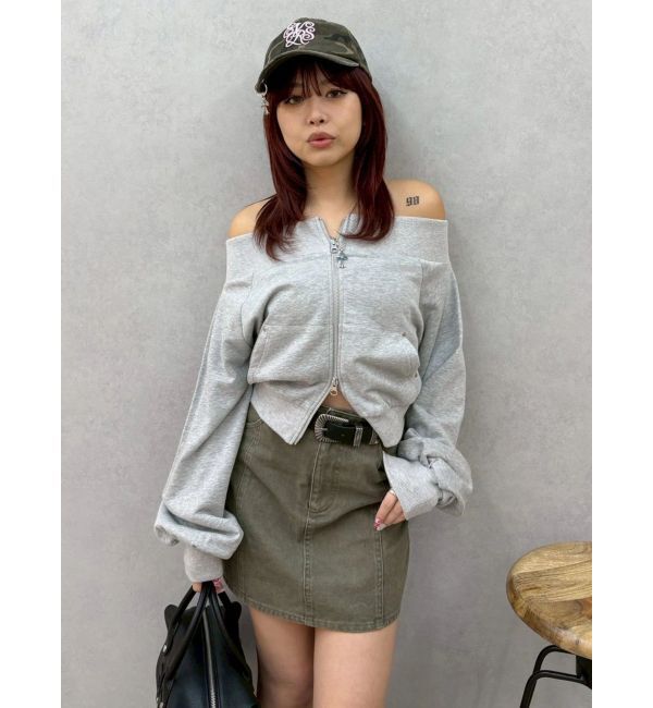 EVRIS「ツイルタイトミニスカート」|スカート|