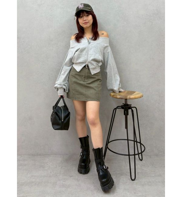 EVRIS「ツイルタイトミニスカート」|スカート|