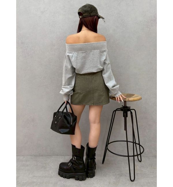 EVRIS「ツイルタイトミニスカート」|スカート|