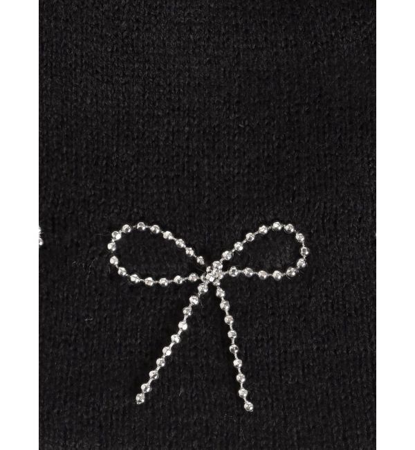 jouetie「リボンビーニー」|ニット帽|