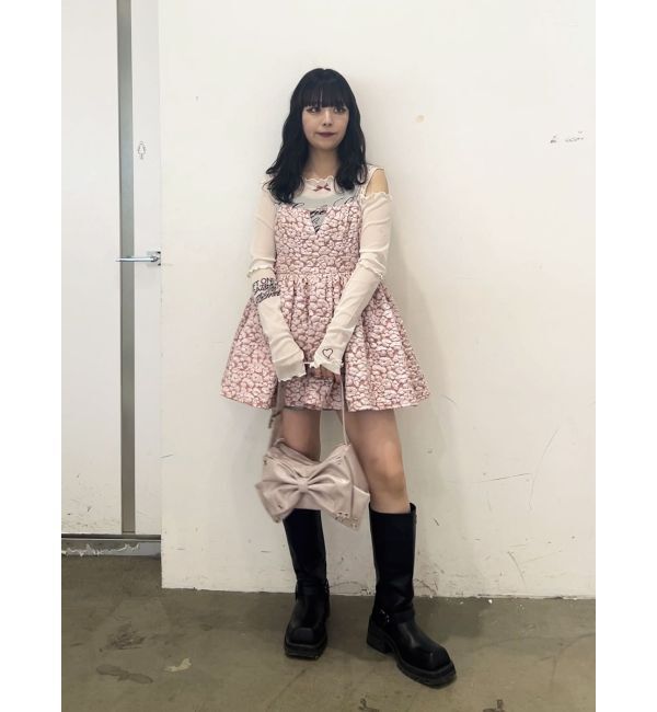 jouetie「カットアウトグラフィックシアートップス」|Tシャツ・カットソー|