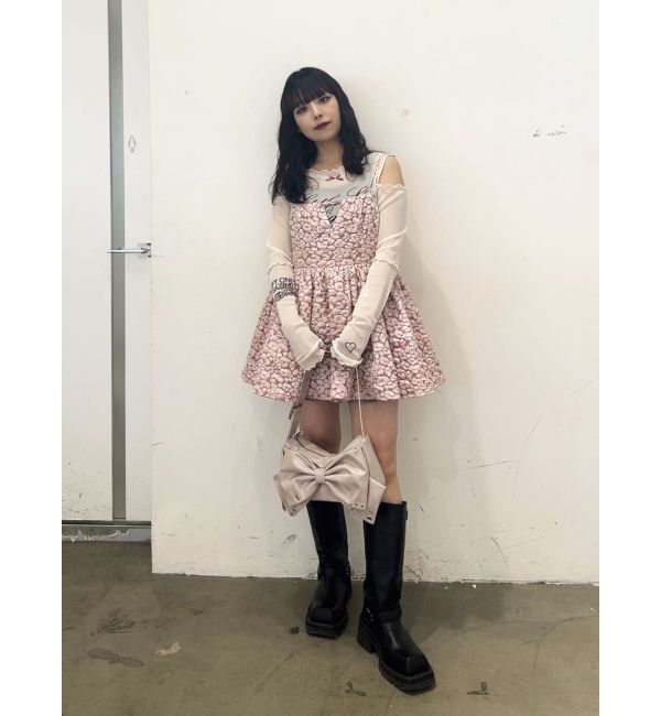 jouetie「カットアウトグラフィックシアートップス」|Tシャツ・カットソー|