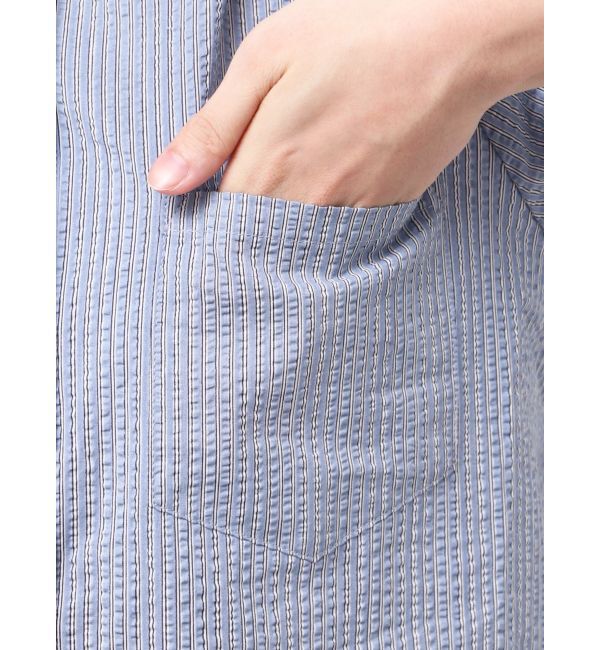 jouetie「リボンタイヘムフリルチュニックシャツ」|シャツ・ブラウス|