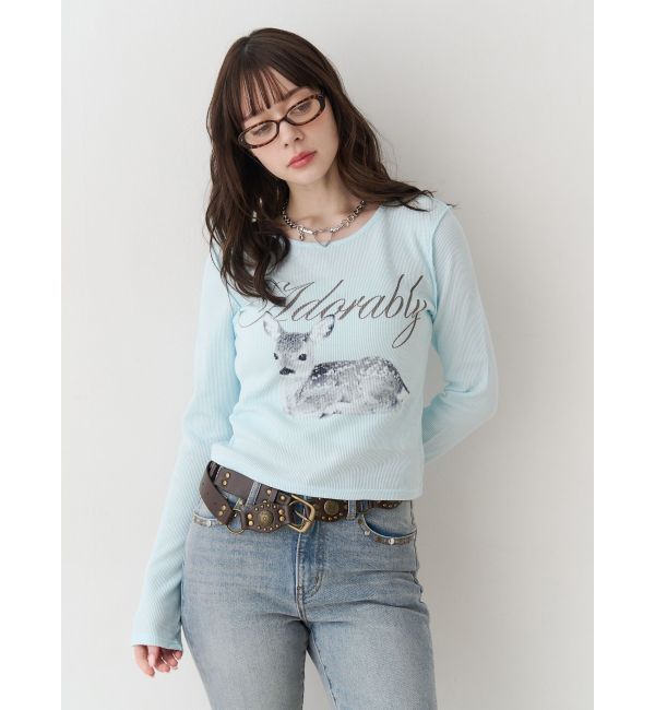 jouetie「バンビフィットロンT」|Tシャツ・カットソー|