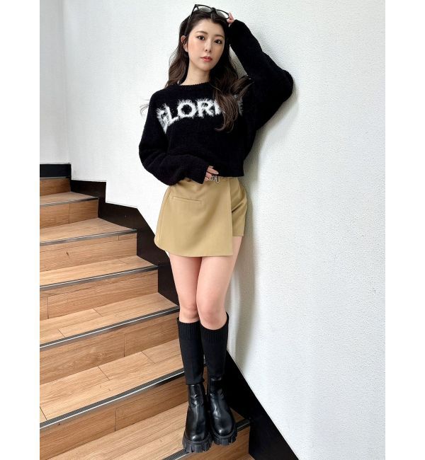 GYDA「Symmetry GYDAラップスカートライクショートパンツ」|スカート|