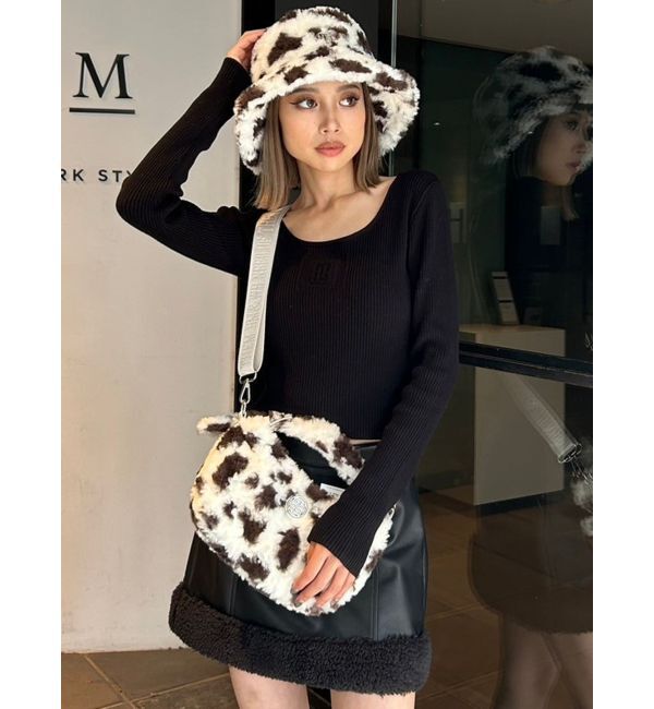 GYDA「フェイクレザーボアスカートライクショートパンツ【SETUP着用可】」|スカート|