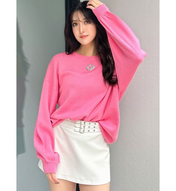 GYDA「フェイクレザーベルトスカートライクショートパンツ」|スカート|