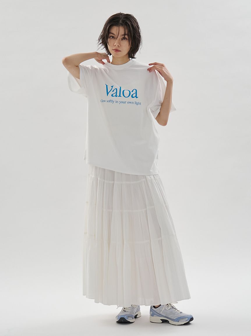 emmi atelier「コットンボリュームティアードスカート」|スカート|