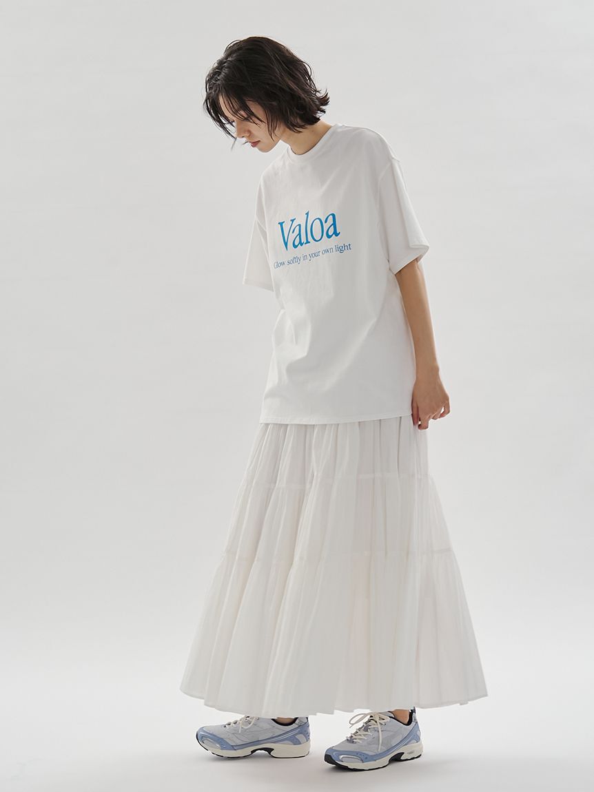 emmi atelier「コットンボリュームティアードスカート」|スカート|