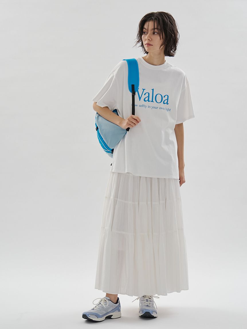 emmi atelier「コットンボリュームティアードスカート」|スカート|