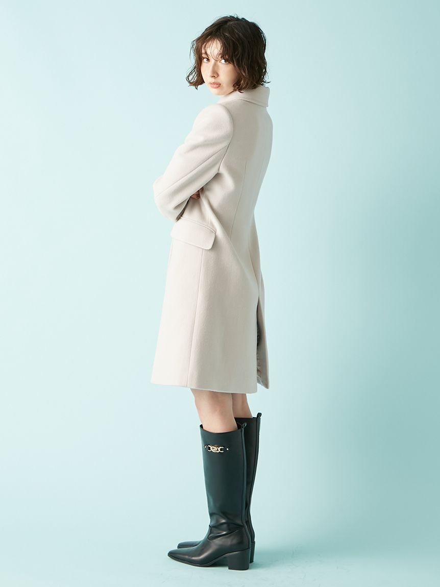 L.B CANDY STOCK]ダブルビジューミディコート（LILY BROWN）｜ルミネの