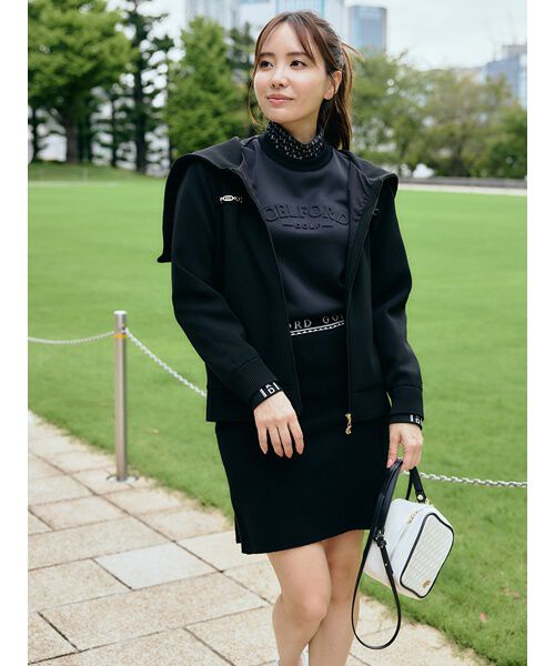 CELFORD「【CELFORD GOLF】　ビット付きニットプリーツスカート」|スカート|
