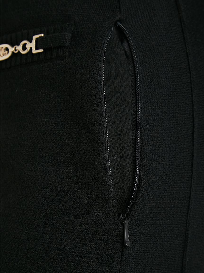 CELFORD「【CELFORD GOLF】　ビット付きニットプリーツスカート」|スカート|