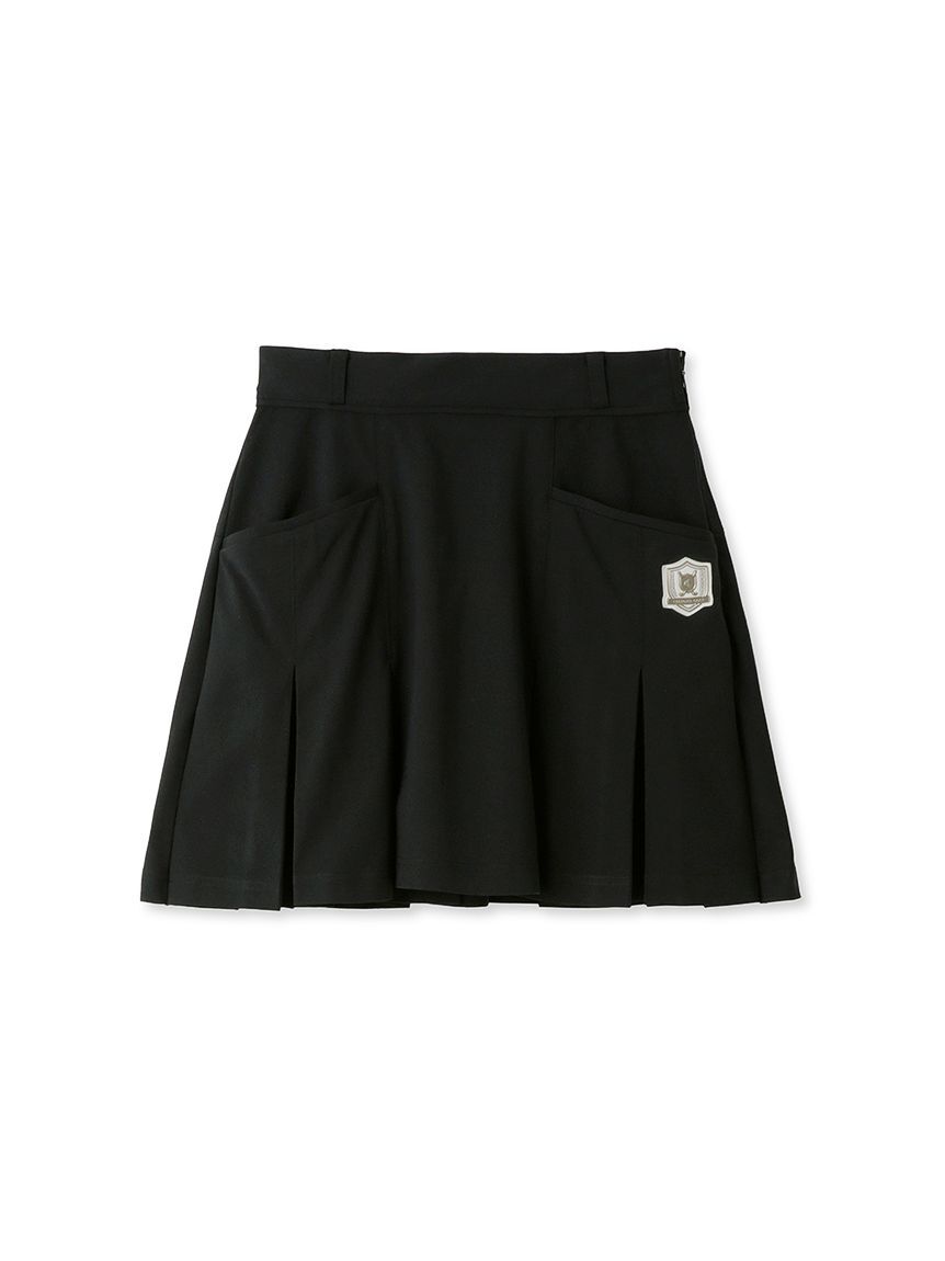 CELFORD「【CELFORD GOLF】タックデザインミニスカート」|スカート|BLK