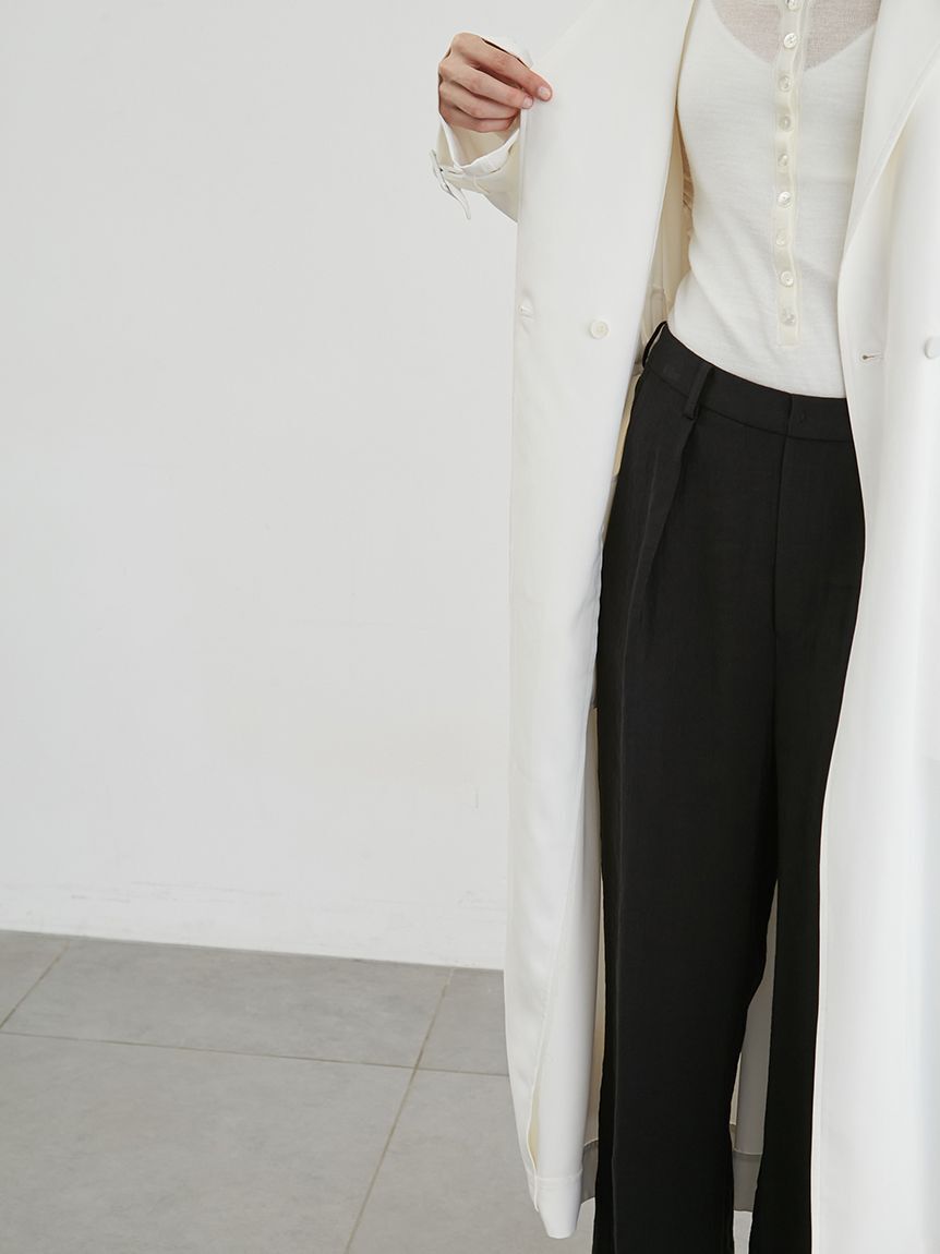 styling/「【セットアップ対応】ウエストギャザートレンチコート」|トレンチコート|