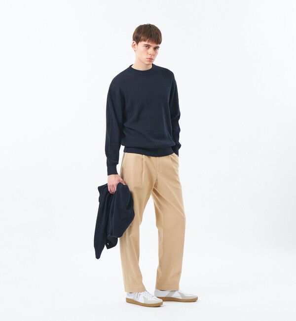 MACKINTOSH PHILOSOPHY「クルーネックプルオーバー 畔調ファインニット」|ニット・セーター|
