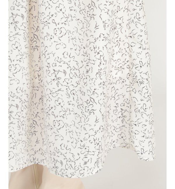 ikka「プリントタックスカート」|スカート|