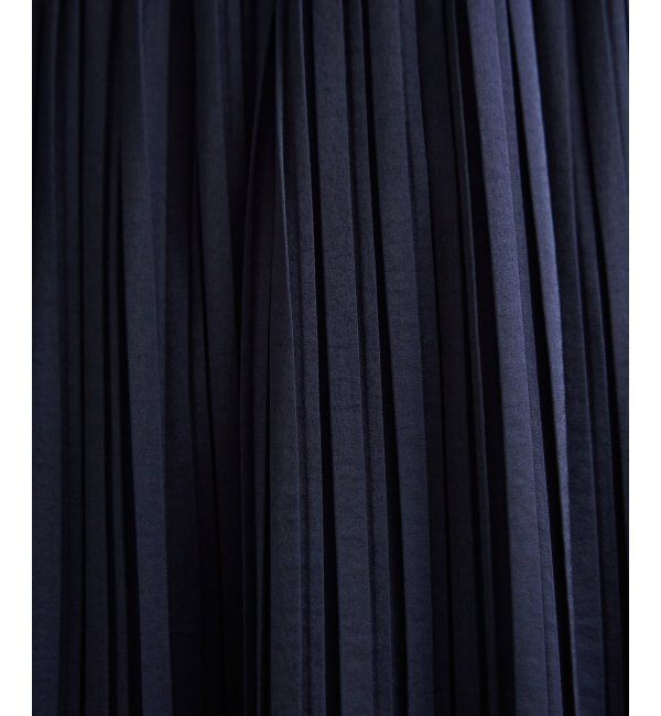 IKKA LOUNGE「サテンプリーツスカート」|スカート|