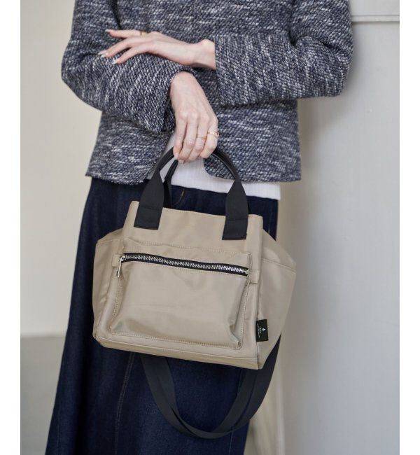 ikka「ハッスイナイロン8ポケ2WAYトート」|その他|