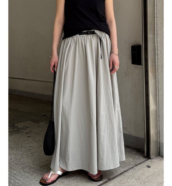 Lbc with Life「ワッシャーナイロンワークベルトスカート」|スカート|