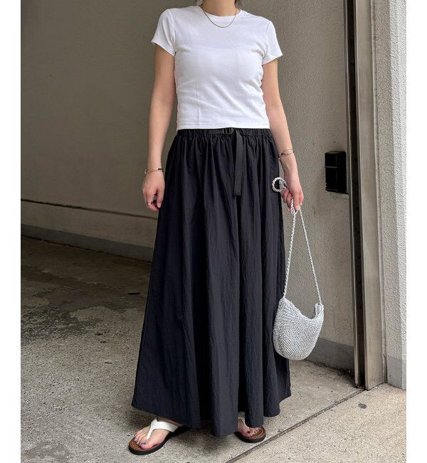 Lbc with Life「ワッシャーナイロンワークベルトスカート」|スカート|