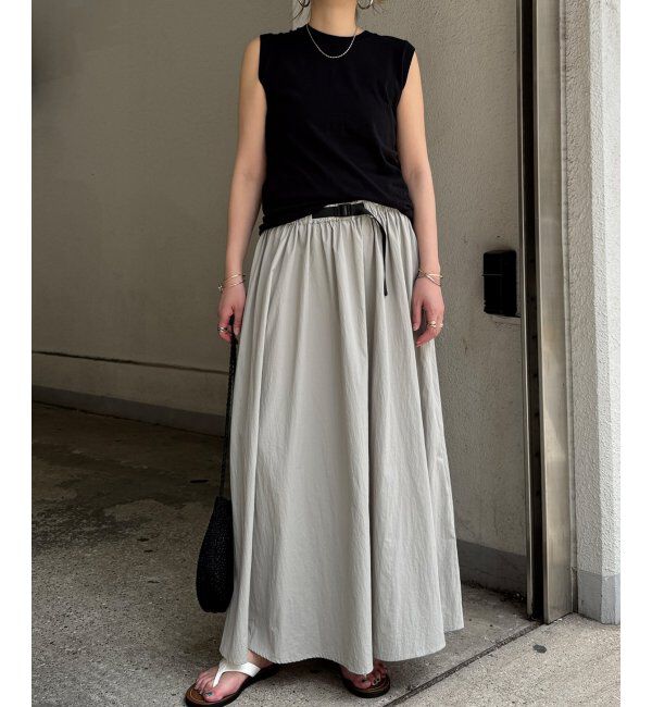 Lbc with Life「ワッシャーナイロンワークベルトスカート」|スカート|