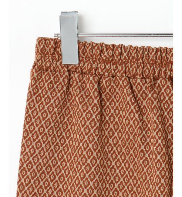 VENCE share style「ラメジャカードフレアパンツ」|デニム|