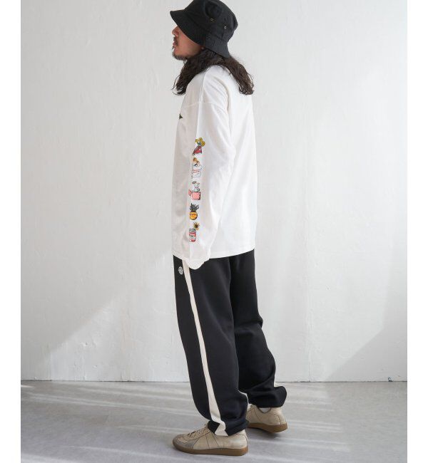 VENCE share style「袖フラワープリントロンT」|Tシャツ・カットソー|