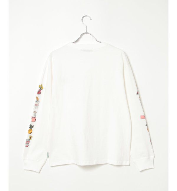 VENCE share style「袖フラワープリントロンT」|Tシャツ・カットソー|