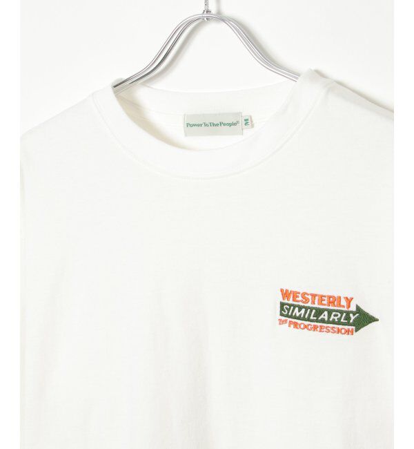 VENCE share style「袖フラワープリントロンT」|Tシャツ・カットソー|