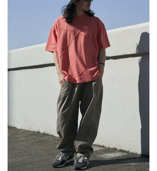 VENCE share style「ピグメントピンタックビックT」|Tシャツ・カットソー|