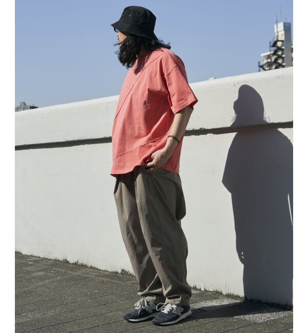 VENCE share style「ピグメントピンタックビックT」|Tシャツ・カットソー|