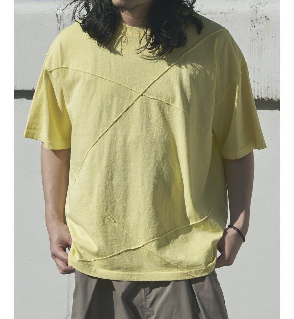 VENCE share style「ピグメントピンタックビックT」|Tシャツ・カットソー|