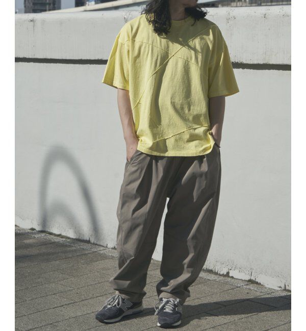 VENCE share style「ピグメントピンタックビックT」|Tシャツ・カットソー|