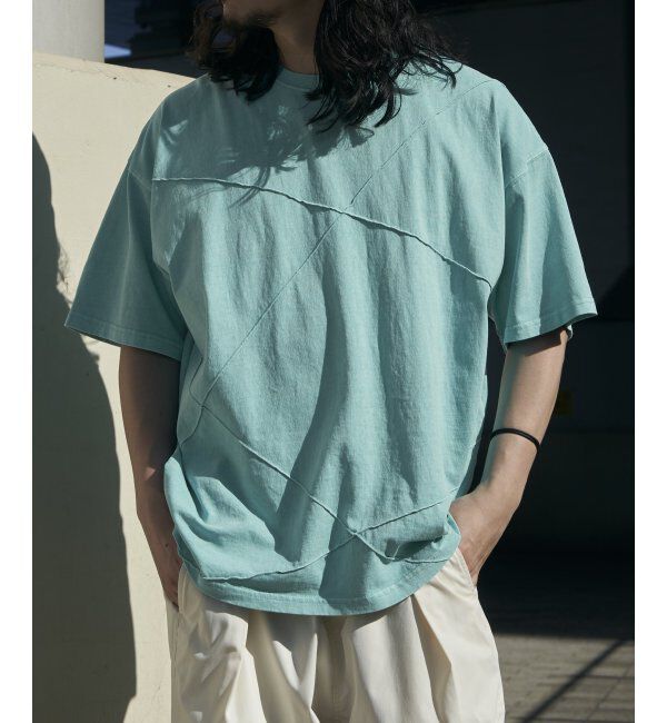 VENCE share style「ピグメントピンタックビックT」|Tシャツ・カットソー|