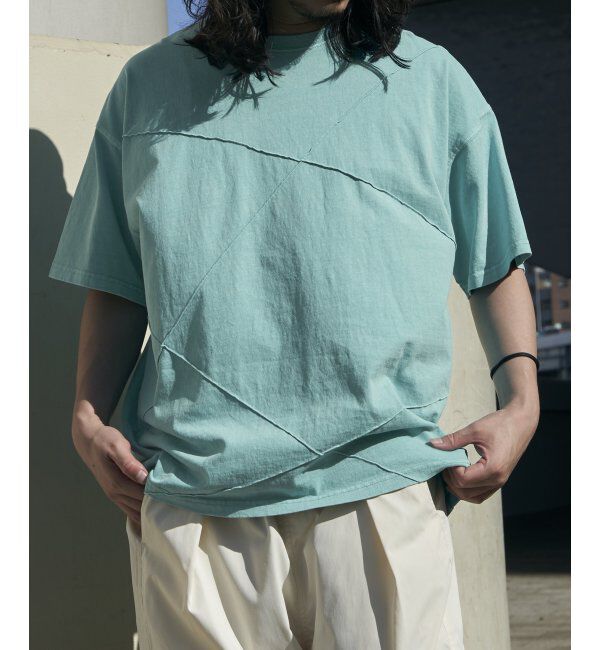 VENCE share style「ピグメントピンタックビックT」|Tシャツ・カットソー|