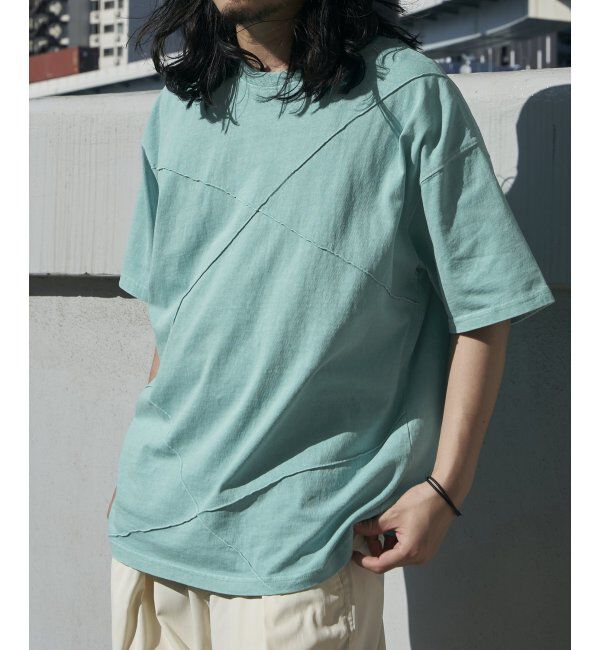 VENCE share style「ピグメントピンタックビックT」|Tシャツ・カットソー|