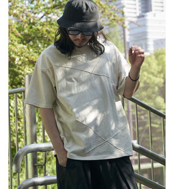 VENCE share style「ピグメントピンタックビックT」|Tシャツ・カットソー|