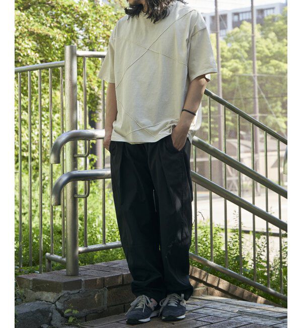 VENCE share style「ピグメントピンタックビックT」|Tシャツ・カットソー|