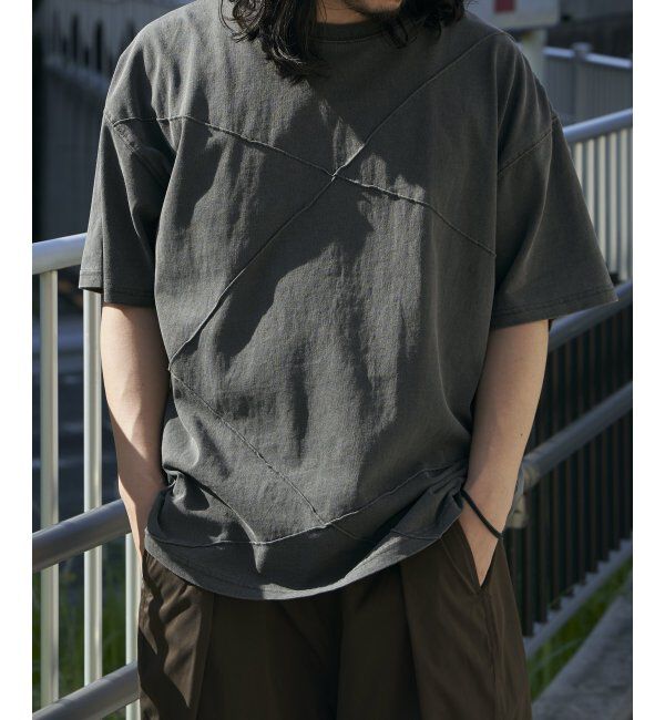 VENCE share style「ピグメントピンタックビックT」|Tシャツ・カットソー|