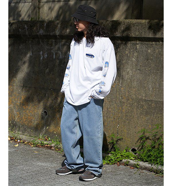 VENCE share style「VISION STREET WEAR ヴィジョンストリートウェア ロゴ袖プリントロンTシャツ」|Tシャツ・カットソー|