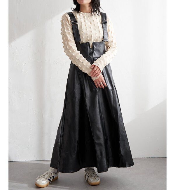 VENCE share style「合皮ジャンスカ」|スカート|