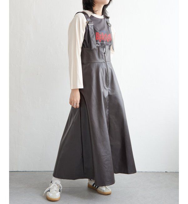 VENCE share style「合皮ジャンスカ」|スカート|