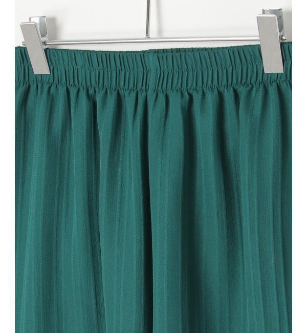 VENCE share style「楊柳ストライプベルト付きパンツ」|デニム|