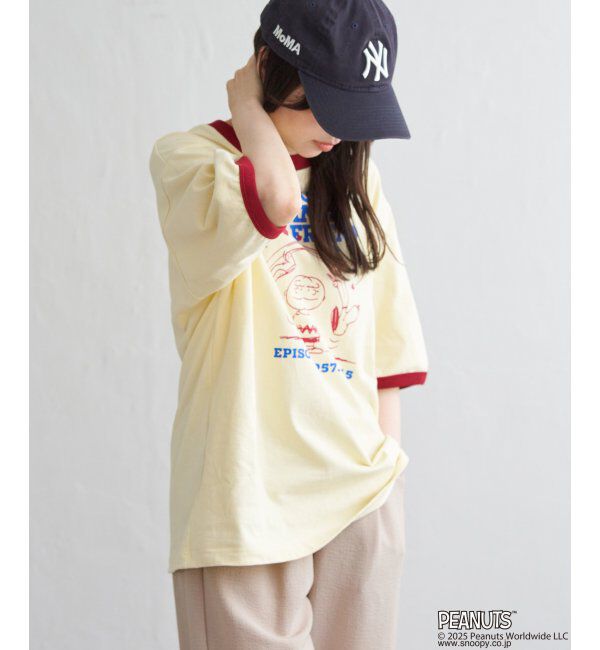 VENCE share style「PEANUTS ピーナッツ SNOOPY スヌーピー TP ベストフレンドリンガーT」|Tシャツ・カットソー|