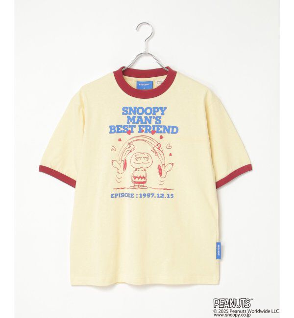 VENCE share style「PEANUTS ピーナッツ SNOOPY スヌーピー TP ベストフレンドリンガーT」|Tシャツ・カットソー|