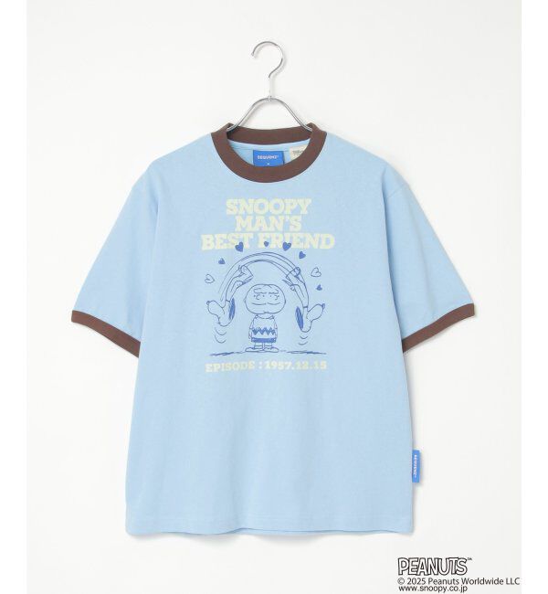 VENCE share style「PEANUTS ピーナッツ SNOOPY スヌーピー TP ベストフレンドリンガーT」|Tシャツ・カットソー|