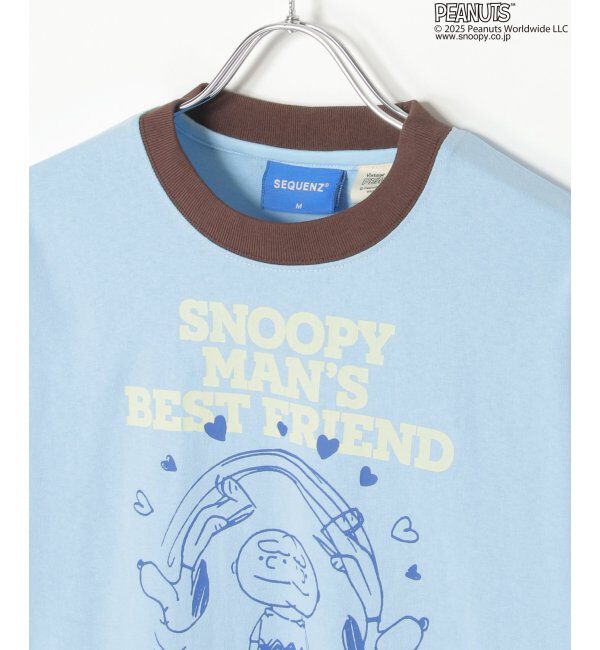 VENCE share style「PEANUTS ピーナッツ SNOOPY スヌーピー TP ベストフレンドリンガーT」|Tシャツ・カットソー|