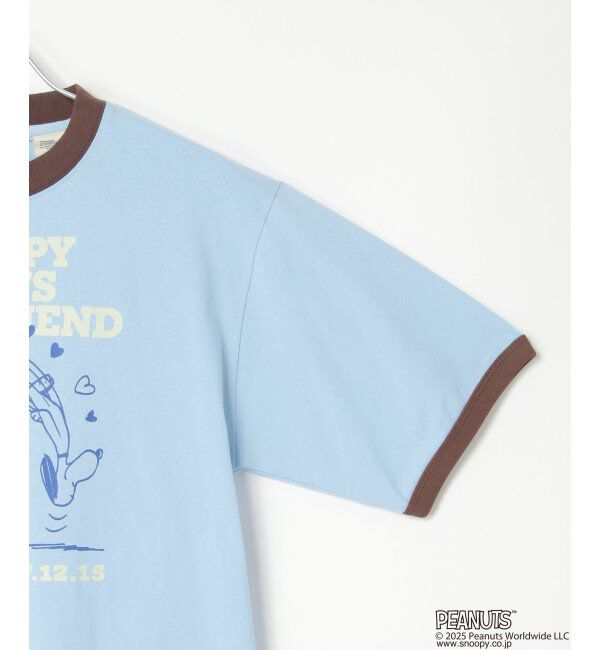VENCE share style「PEANUTS ピーナッツ SNOOPY スヌーピー TP ベストフレンドリンガーT」|Tシャツ・カットソー|