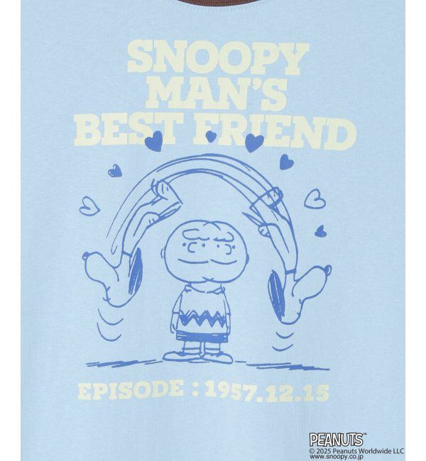 VENCE share style「PEANUTS ピーナッツ SNOOPY スヌーピー TP ベストフレンドリンガーT」|Tシャツ・カットソー|